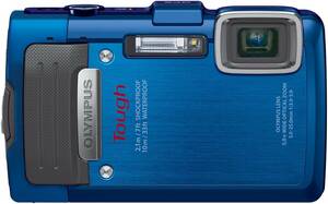 OLYMPUS デジタルカメラ STYLUS TG-835 Tough ブルー 防水性能10m GPS機能 (中古品)