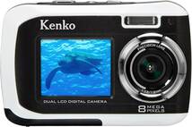 Kenko デュアルモニターデジタルカメラ DSC880DW IPX8相当防水 DSC880DW(中古品)_画像1