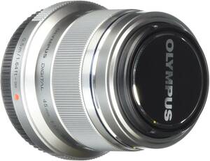 OLYMPUS 単焦点レンズ M.ZUIKO DIGITAL 45mm F1.8 シルバー(中古品)