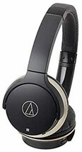 audio-technica ワイヤレス ヘッドホン Sound Reality ATH-AR3BT BK [ブラ (中古品)_画像1