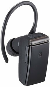 iBUFFALO Bluetooth4.0対応 片耳ヘッドセット ブラック BSHSBE23BK (動作確(中古品)