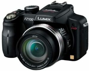 パナソニック デジタルカメラ ルミックス ブラック DMC-FZ100-K 1410万画素(中古品)