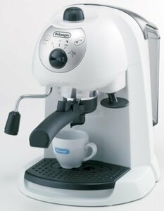 DeLonghi エスプレッソ・カプチーノメーカー ホワイト EC200N-W(中古品)