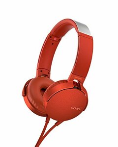 ソニー ヘッドホン 重低音モデル MDR-XB550AP : 折りたたみ式 リモコン・マ(中古品)