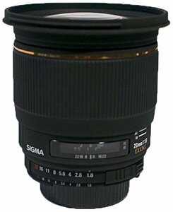 SIGMA 単焦点広角レンズ 20mm F1.8 EX DG ASPHERICAL RF ニコン用 フルサイ(中古品)