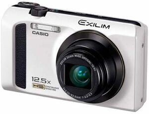 CASIO デジタルカメラ EXILIM HS EX-ZR310 WE(中古品)
