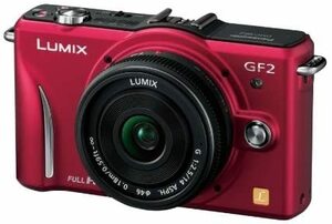 パナソニック ミラーレス一眼カメラ GF2 レンズキット(14mm/F2.5パンケーキ(中古品)