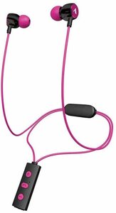 BTN-A2500PK【ALPEX】 Bluetoothイヤホン ピンク 胸元で簡単操作可能なネッ(中古品)
