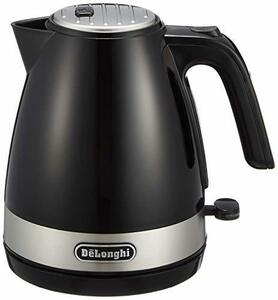 デロンギ(DeLonghi) 電気ケトル アクティブ シリーズ ブラック KBLA1200J-B(中古品)