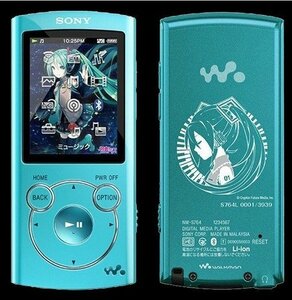 SONY * Walkman ~S серии Hatsune Miku сырой .5 anniversary commemoration модель NW-S764b( б/у товар )