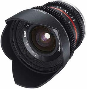 SAMYANG 単焦点広角レンズ 12mm T2.2 フジフイルム X用 APS-C用(中古品)