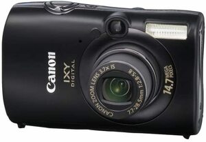 Canon デジタルカメラ IXY DIGITAL (イクシ) 3000 IS ブラック IXYD3000IS((中古品)