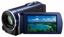 ソニー SONY デジタルHDビデオカメラレコーダー CX170 ブルー HDR-CX170/L(中古品)_画像2