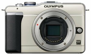 OLYMPUS ミラーレス一眼 PEN E-PL1ボディ シャンパンゴールド E-PL1 BODY G(中古品)