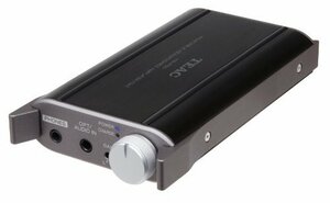 TEAC ポータブルヘッドホンアンプ DAC搭載 ハイレゾ音源対応 ブラック HA-P(中古品)