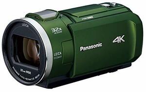 パナソニック 4K ビデオカメラ VX2M 64GB 光学24倍ズーム フォレストカーキ(中古品)