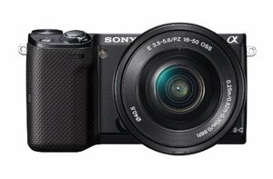 SONY ソニー デジタル一眼カメラ「NEX-5T」パワーズームレンズキット(ブラ (中古品)