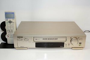 MITSUBISHI 三菱｜S-VHS ビデオデッキ HV-S77 ダビングにも！(中古品)