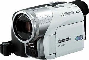 パナソニック NV-GS120K-W デジタルビデオカメラ ホワイト(中古品)