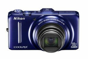 Nikon デジタルカメラ COOLPIX (クールピクス) S9300 ネイビーブルー S9300(中古品)