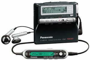 Panasonic SJ-MR270-K ポータブルMDプレーヤー ブラック(中古品)