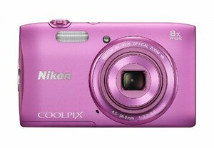 Nikon digital camera COOLPIX S3600 8 times zoom 2005 ten thousand pixels Azare a pink ( secondhand goods )