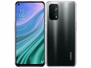 OPPO A54　SIMフリー　OPG02 au Mobileシルバーブラック オッポ 4GB/64GB S(中古品)