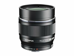 OLYMPUS 単焦点レンズ M.ZUIKO DIGITAL ED 75mm F1.8 ブラック(中古品)