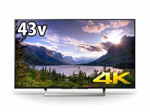  Sony 43V type liquid crystal television Bravia KJ-43X8300D 4K Android TV attached outside HDD ( secondhand goods )