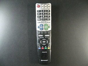 シャープ テレビリモコン GA750WJSA(中古品)