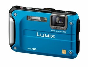 パナソニック デジタルカメラ LUMIX FT3 スプラッシュブルー DMC-FT3-A(中古品)