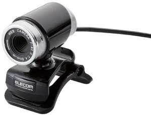 【2011年モデル】ELECOM WEBカメラ 200万画素 1/4インチCMOSセンサ ガラス (中古品)