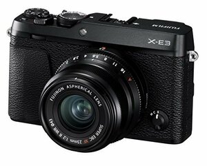 FUJIFILM ミラーレス一眼カメラ X-E3単焦点レンズキットブラック X-E3LK23F(中古品)