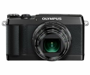 OLYMPUS デジタルカメラ STYLUS SH-1 ブラック 光学式5軸手ぶれ補正 光学24(中古品)
