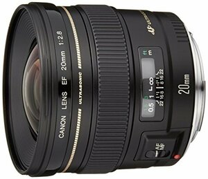 Canon 単焦点レンズ EF20mm F2.8 USM フルサイズ対応(中古品)