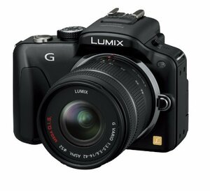 パナソニック ミラーレス一眼カメラ LUMIX G3 レンズキット エスプリブラッ(中古品)