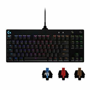 Logicool G ロジクール G PRO X ゲーミングキーボード テンキーレス 有線 G(中古品)