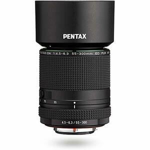 HD PENTAX-DA 55-300mmF4.5-6.3ED PLM WR RE 望遠ズームレンズ 21277(中古品)