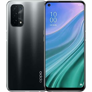 OPPO A54 5G 【日本正規代理店品】 シルバーブラック SIMフリー版 Android (中古品)