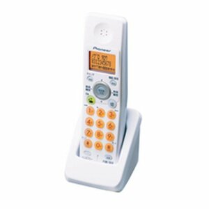 Pioneer cordless ho n extension cordless handset white TF-DK125-W( secondhand goods )