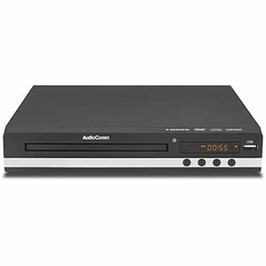 オーム電機 AudioComm DVDプレーヤー MP3再生 HDMI端子付 DVD-718H 06-3450(中古品)