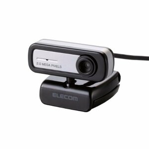 【2012年モデル】ELECOM WEBカメラ 200万画素 1/5インチCMOSセンサ マイク (中古品)