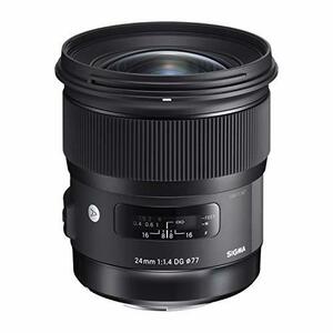 SIGMA 単焦点広角レンズ 24mm F1.4 DG HSM | Art A015 SONY-Eマウント用 ミ(中古品)