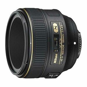 Nikon 単焦点レンズ AF-S NIKKOR 58mm f/1.4G Fマウント フルサイズ対応(中古品)