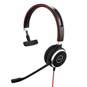 Jabra 法人向け 2年保証付き EVOLVE 40 MS Mono エンタープライズヘッドホ (中古品)