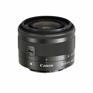 Canon standard zoom lens EF-M15-45mm F3.5-6.3IS STM( graphite ) mirror ( secondhand goods )