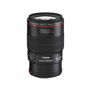 Canon 単焦点マクロレンズ EF100mm F2.8L マクロ IS USM フルサイズ対応(中古品)
