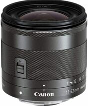 Canon 超広角ズームレンズ EF-M11-22mm F4-5.6IS STM ミラーレス専用 EF-M1(中古品)_画像1