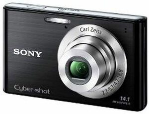 ソニー SONY デジタルカメラ Cyber-shot W550 (1410万画素CCD/光学x4) ブラ(中古品)