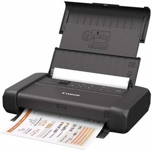 Canon A4モバイルプリンター TR153 (コンパクト/無線LAN搭載/5色ハイブリッ(中古品)